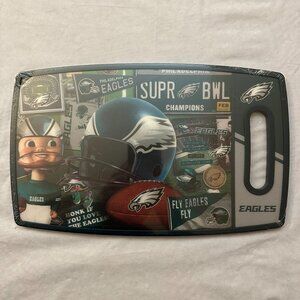 NFL Philadelphia Eagles 14.5" x 9" Reversible Cutting Board / Brand New